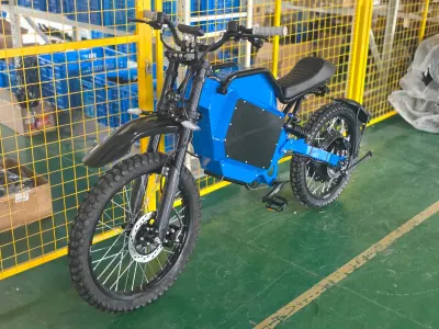 84V 70Ah Brushless Electric Off-Road Bike 25kW Motor High-Carbon Steel Frame — Media 4