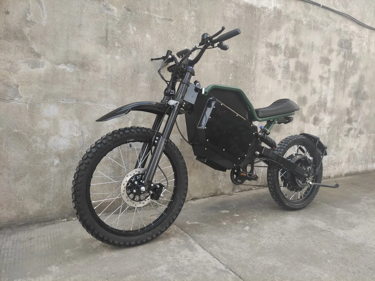 84V 70Ah Brushless Electric Off-Road Bike 25kW Motor High-Carbon Steel Frame — Media 5