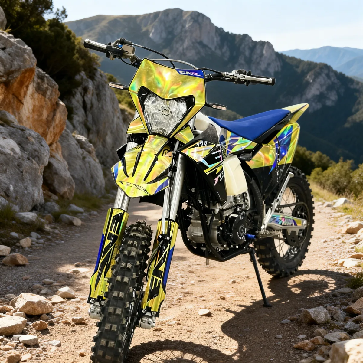 450cc Water-Cooled Off-Road Motorcycle, 43.5 HP, Dual Adjustable — Media 5