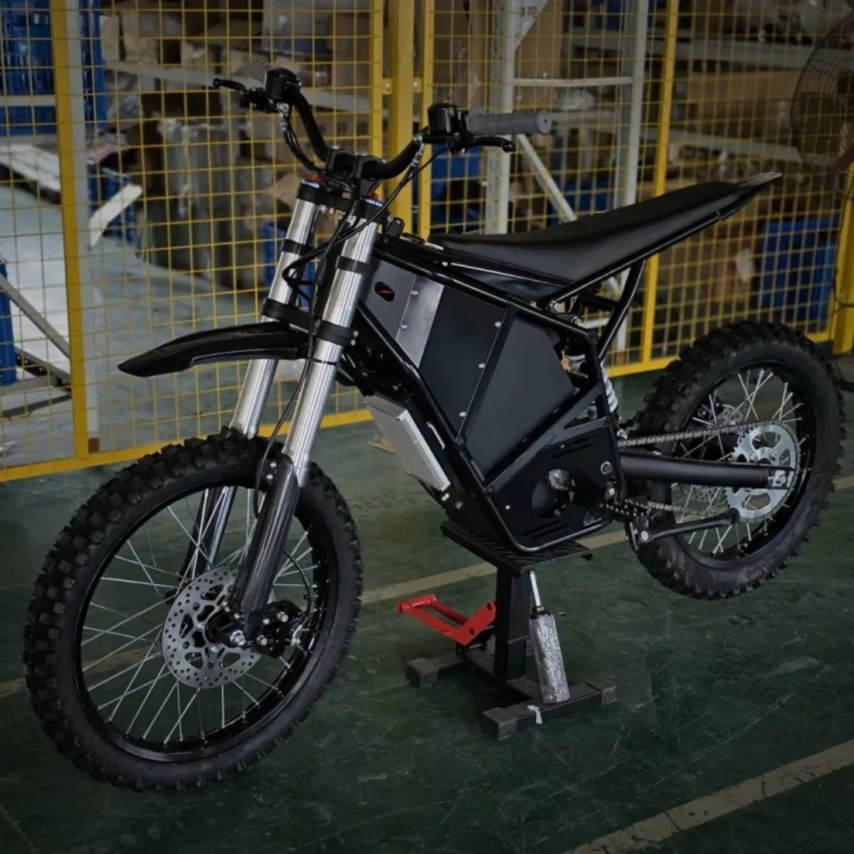 72V 8000W Mid-Drive Electric Off-Road Motorcycle 40Ah Lithium Battery — Media 3