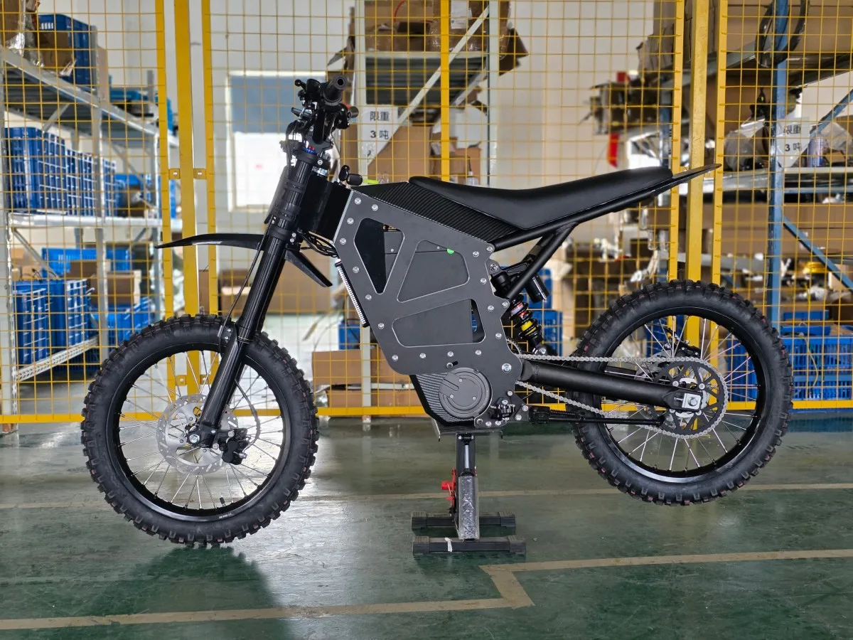 22KW Mid-Drive Electric Mountain Bike 72V58AH Lithium Battery Aluminum Frame