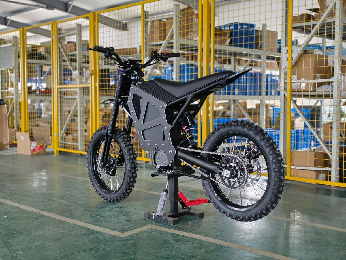 22KW Mid-Drive Electric Mountain Bike 72V58AH Lithium Battery Aluminum Frame — Media 4