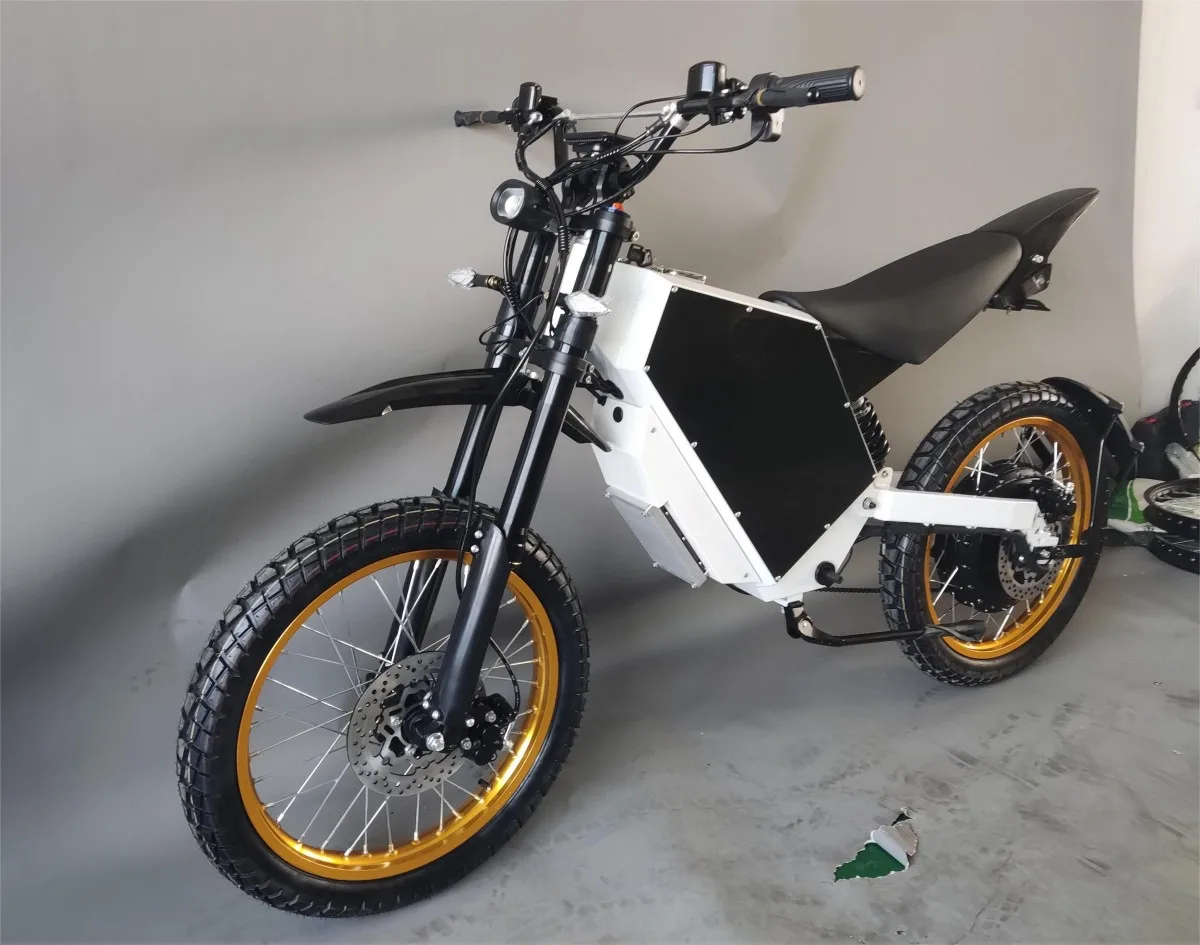 15000W Peak-Power Electric City E-Bike | 72V 70Ah Lithium Battery | Single-Speed Rear Hub Motor | High-Carbon Steel Frame — Media 6
