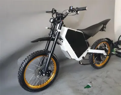 15000W Peak-Power Electric City E-Bike | 72V 70Ah Lithium Battery | Single-Speed Rear Hub Motor | High-Carbon Steel Frame — Media 6