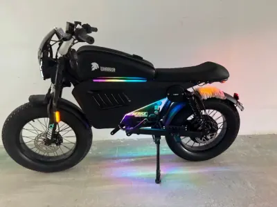 3000W Peak-Torque City E-Bike, Dual-Piston Hydraulic Disc Brakes, Alloy Frame, 150kg Load — Media 5
