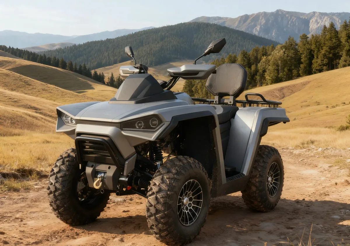 600CC 4x4 Adult Gasoline Utility ATV with Electric Start & Automatic Shaft Drive