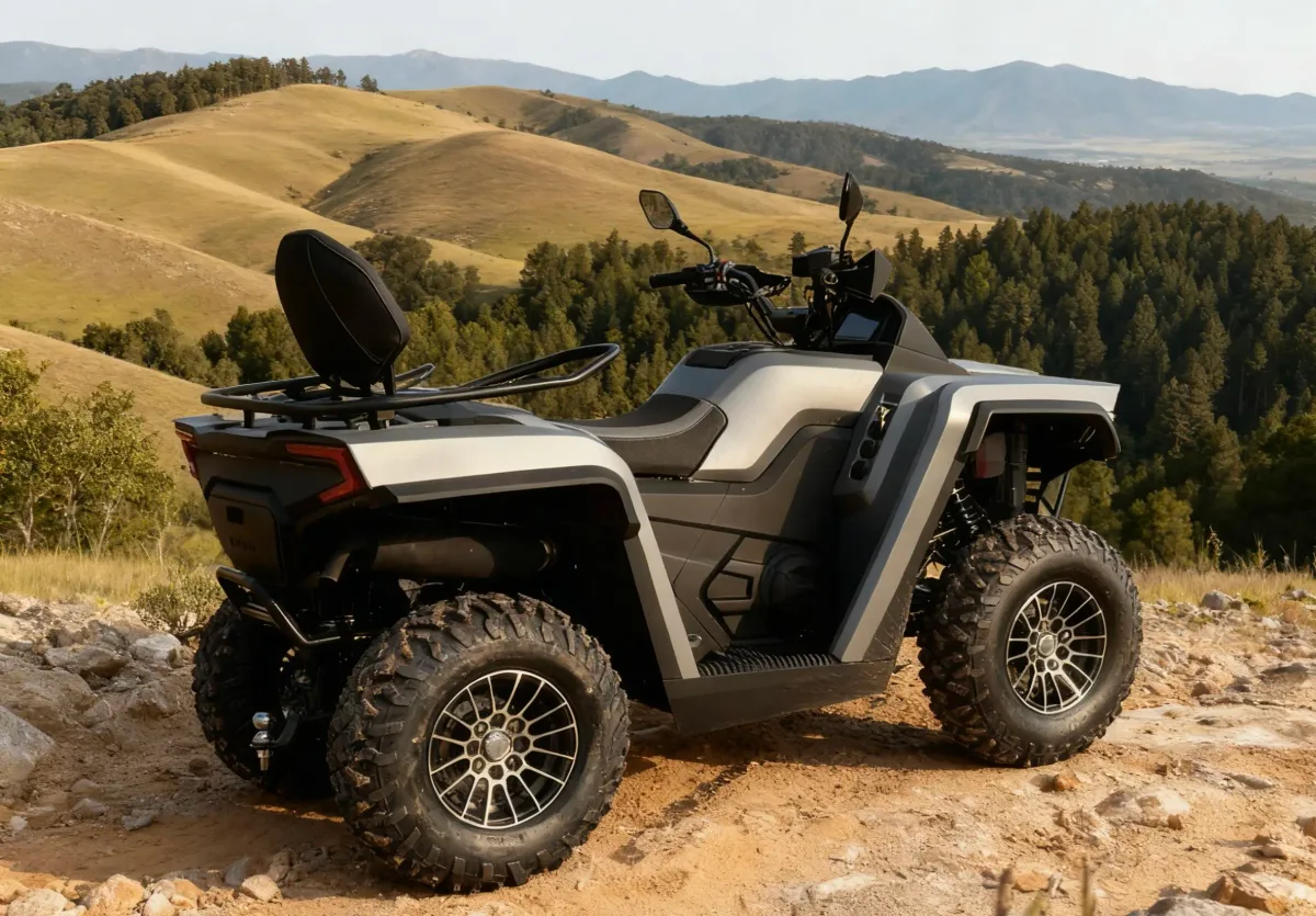 600CC 4x4 Adult Gasoline Utility ATV with Electric Start & Automatic Shaft Drive — Media 6