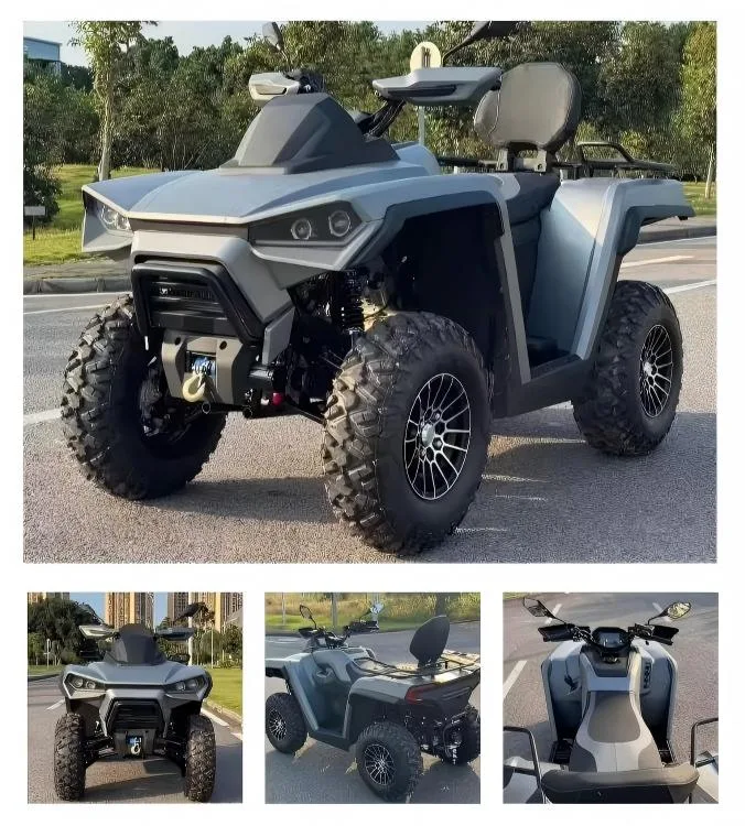 600CC 4x4 Adult Gasoline Utility ATV with Electric Start & Automatic Shaft Drive — Media 7