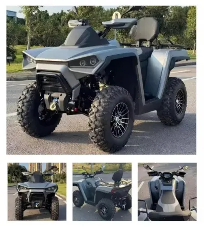 600CC 4x4 Adult Gasoline Utility ATV with Electric Start & Automatic Shaft Drive — Media 7