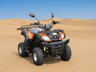 200cc Adult ATV 4-Stroke Oil-Cooled Automatic 2WD Front & Rear Disc Brakes — Media 1