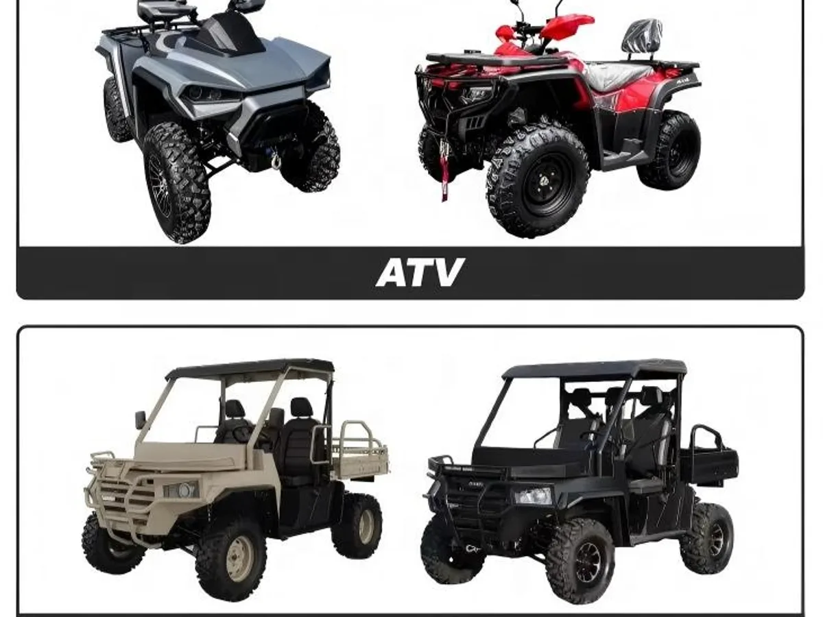 200cc Adult ATV 4-Stroke Oil-Cooled Automatic 2WD Front & Rear Disc Brakes — Media 4