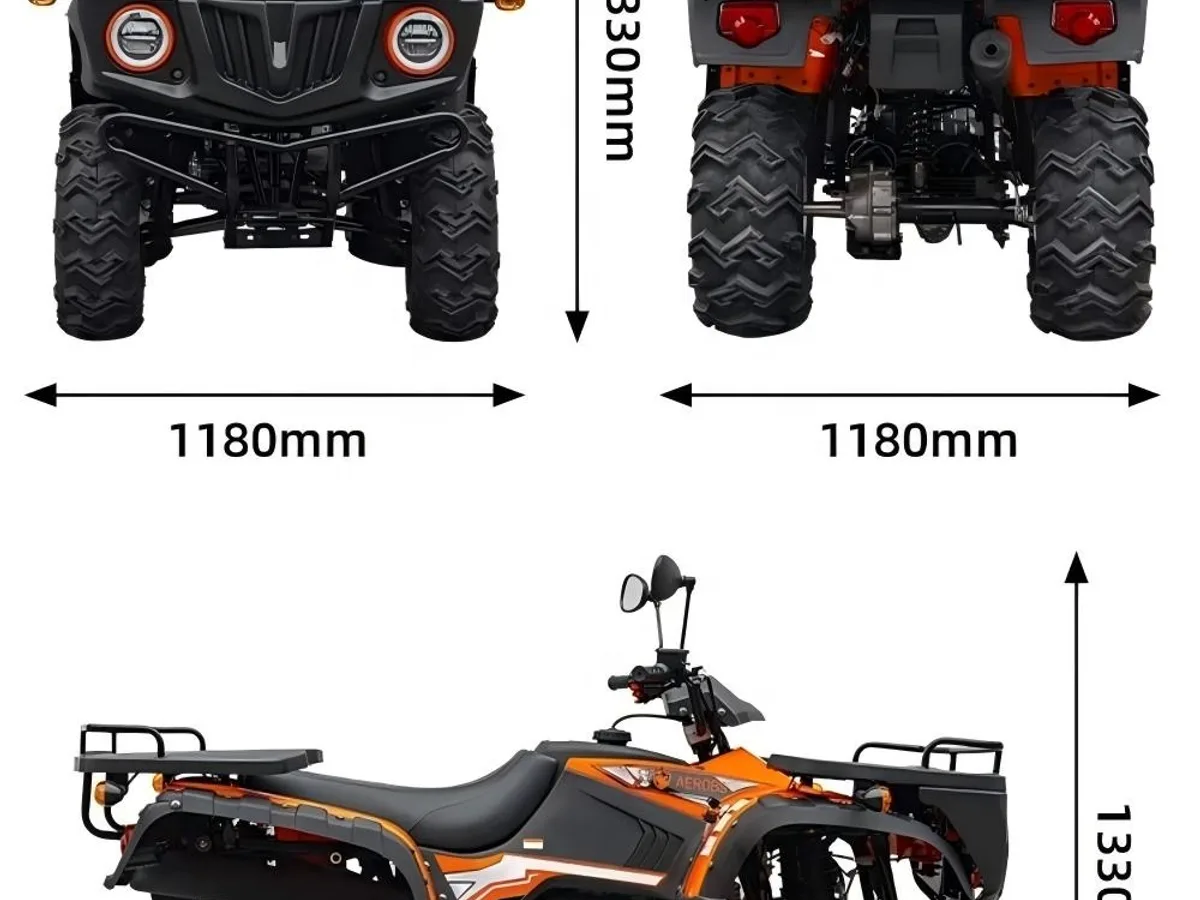 250cc 4-Stroke Water-Cooled Off-Road ATV – 16HP 2WD Manual Shaft-Drive w/ Diff Lock — Media 4