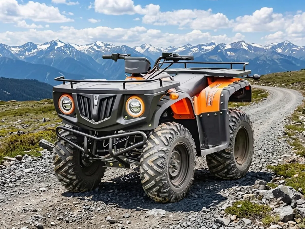11HP 4.6kWh Electric ATV Automatic 65km/h 2WD Shaft Drive Disc Brakes 50-60km Range Differential Lock >60V 100kg