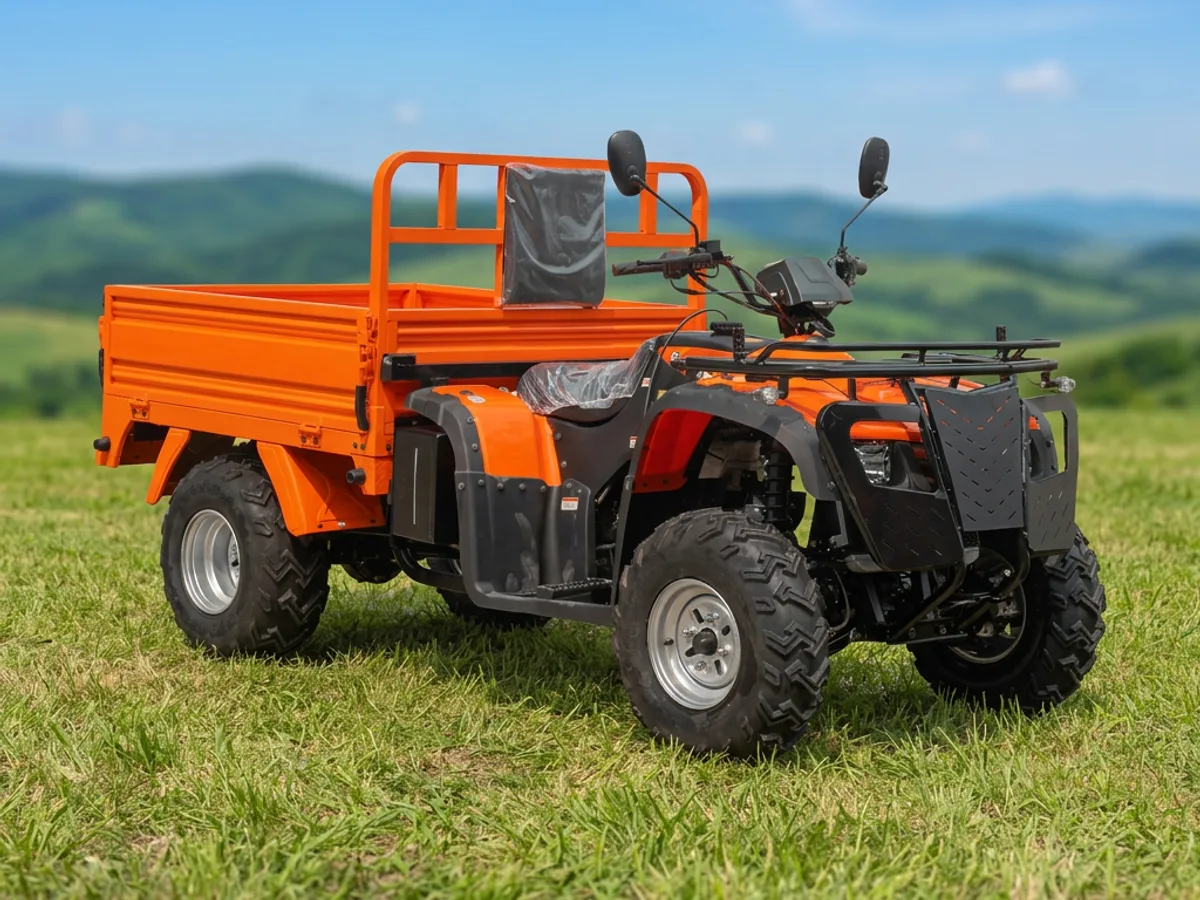300cc 4WD Utility ATV KING GANG | CVT Off-Road Farm Quad Bike 4 Stroke Automatic EEC Certified Fuel Start