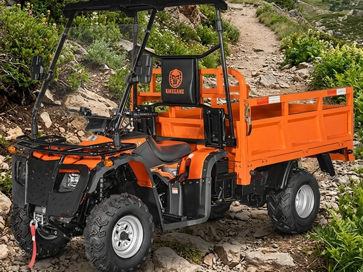 300cc All-Terrain Farm UTV, 4x2, Water-Cooled Engine, 1.6m Cargo Bed