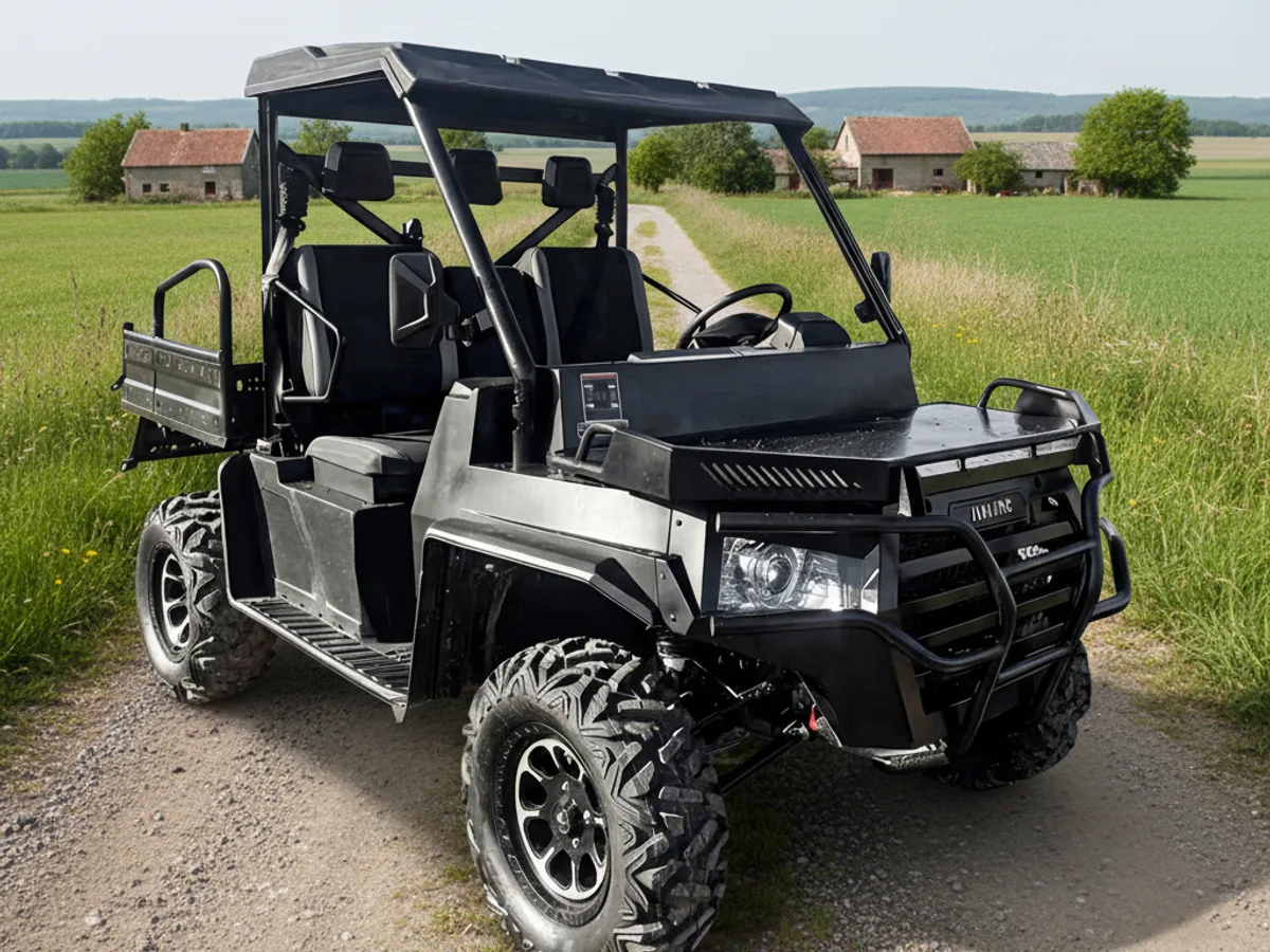 High-quality All Terrain 3 Wheel Off-road UTV Multi-purpose Vehicle Side Side Gasoline 4 Stroke Switchable 2WD/4WD Differential — Media 3